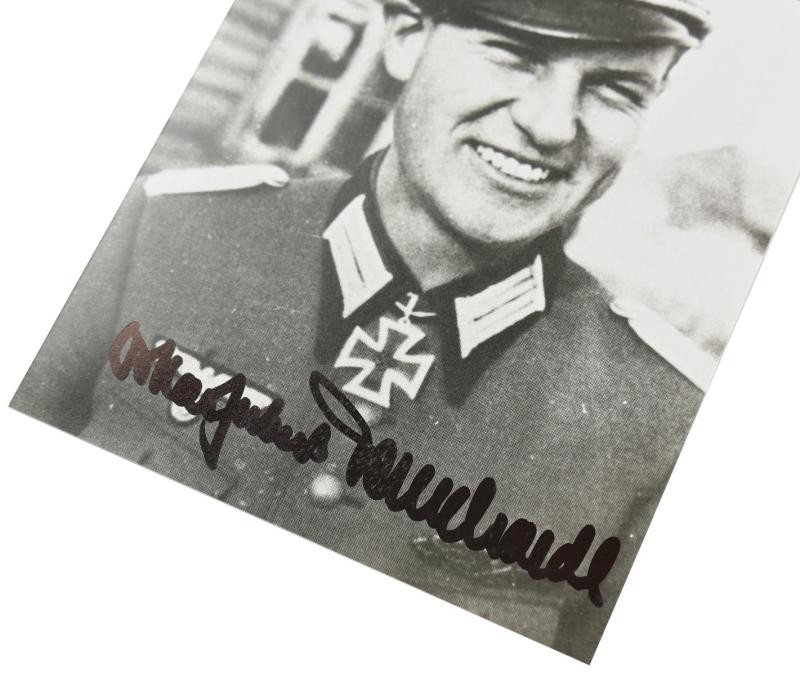 Signature of Wehrmacht Heer KC Recipient 'Oskar-Hubert Dennhardt'