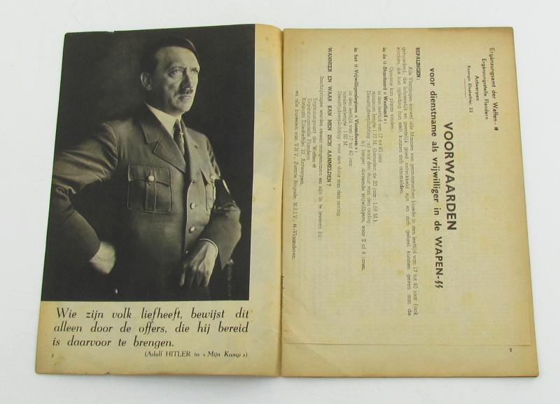 “Vlamingen op!” Waffen-SS Recruitment Brochure – Flanders, ca. 1941–1942