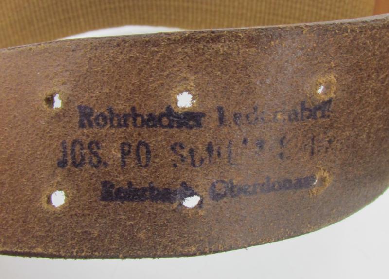 Wehrmacht tropical webbing belt 1942 ( Mint )