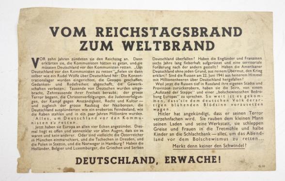 Allied Droppingflyer Wofur Kampft Deutschland?