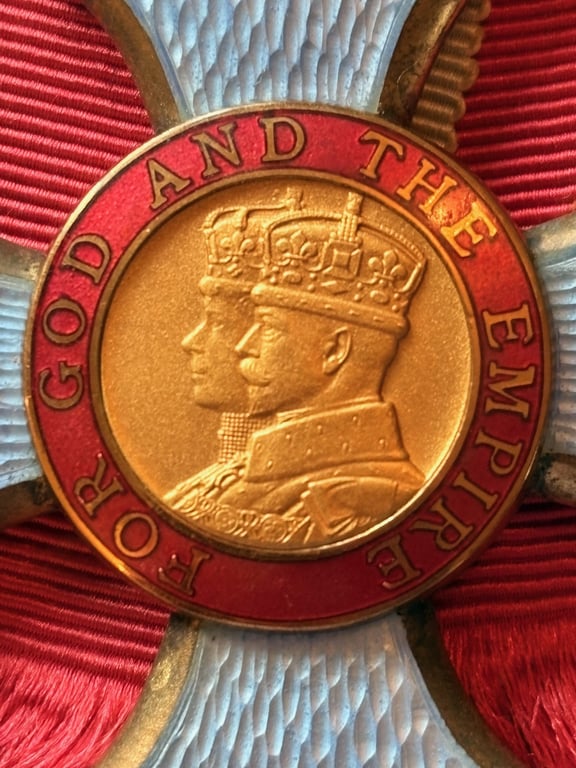 AUTHENTIC MILITARY CITATION HAND SIGNED BY HRH KING GEORGE & PRINCE EDWARD.