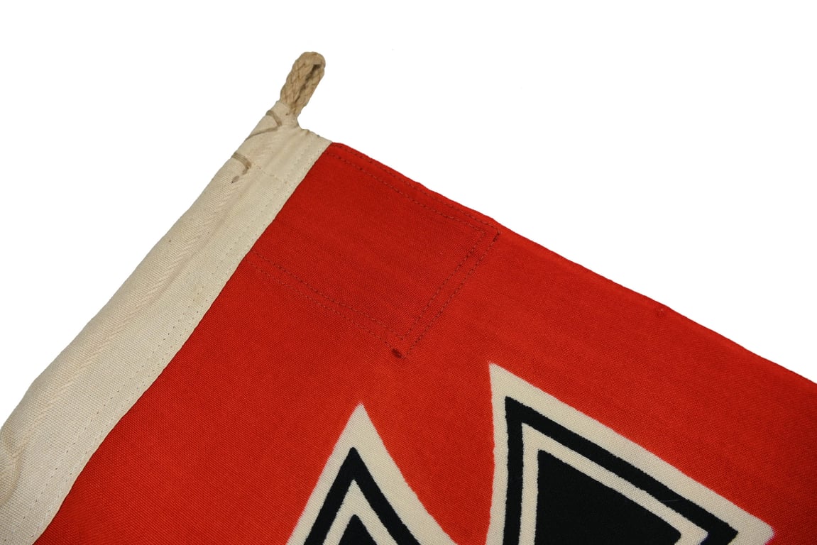 German KM Reichskriegsfahne 100x170cm (SS Barracks Heilbronn)