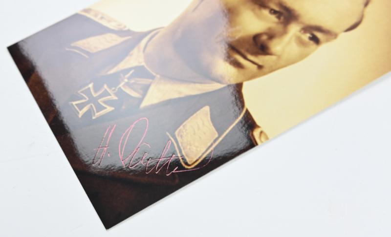 Signature of Luftwaffe KC Recipient 'Hanns Lutter'