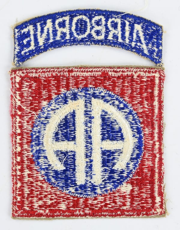 US WW2 82nd Airborne Division Shoulder Patch