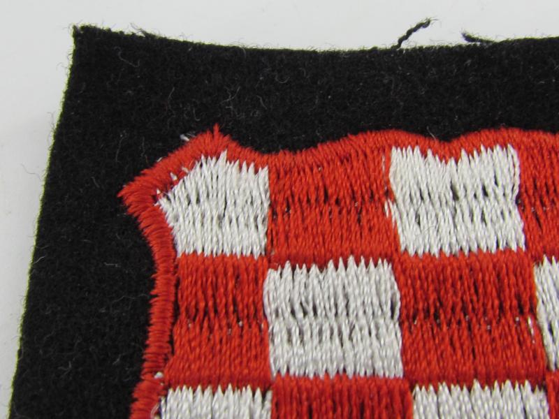 Waffen-SS 'Croatian' Volunteer Sleeve Shield