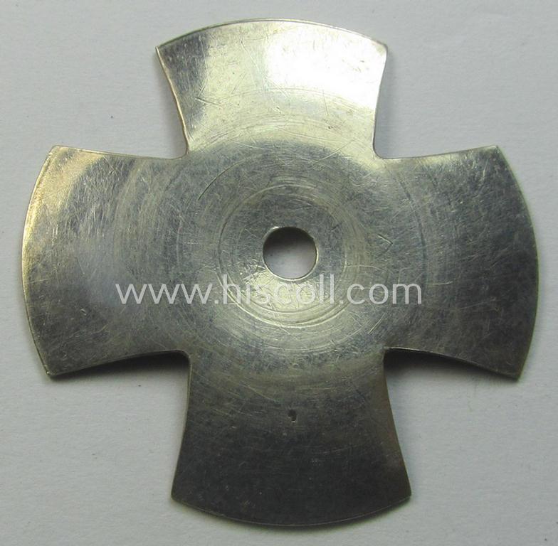WWI-period Iron Cross 1st class (or: 'EK 1. Klasse') being a typical non-maker-marked example that comes mounted onto its (unusual!) and functional 'screw-back'- (ie. 'an der Schraube'-) set-up