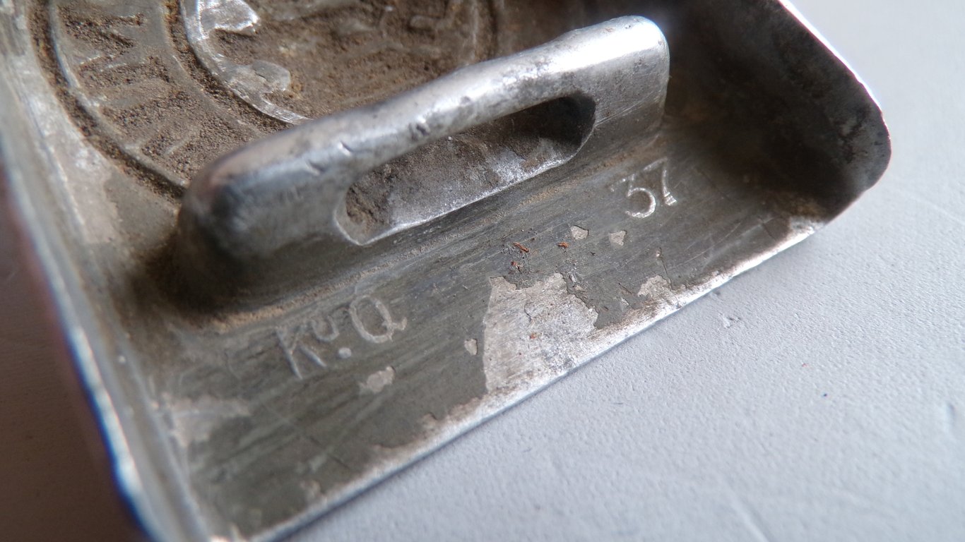 Belt buckle by Klein & Quenzer 1937