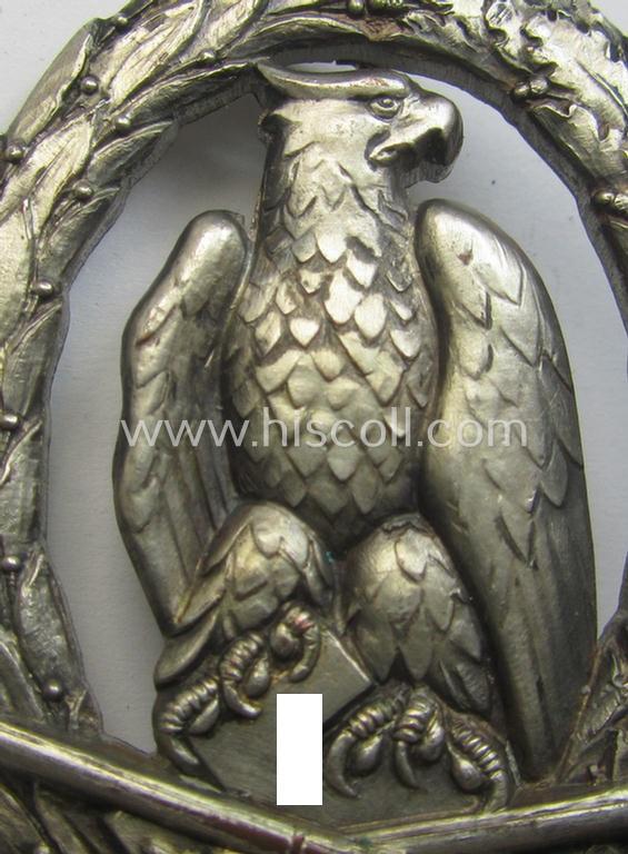 Never before encountered, silver-toned and/or: 'Buntmetall'-based: 'Auszeichnung des Deutscher Schützenverbandes o. DSV' (being a luxurious example as was produced by the: 'G.H. Osang'-company)