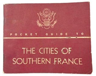 US WW2 Pocket Guide 'Southern France'