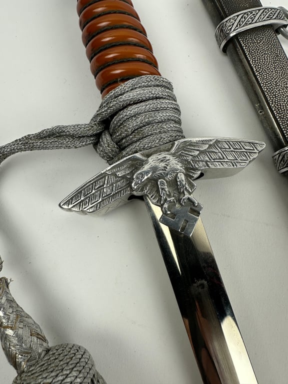 WW2 German Luftwaffe Officers Dagger with Portepee