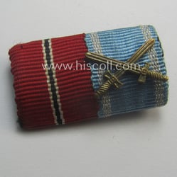Two-pieced, WH (Heeres, LW etc.) ribbon-bar (ie. 'Band-...