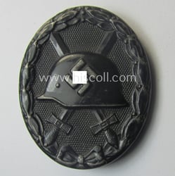 Black-class wound-badge (or: 'Verwundeten-Abzeichen in Schwarz') being a...