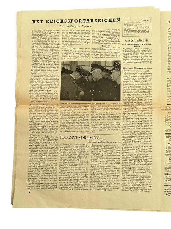 Dutch Waffen SS Newspaper – Storm SS No 3 April 23th 1943