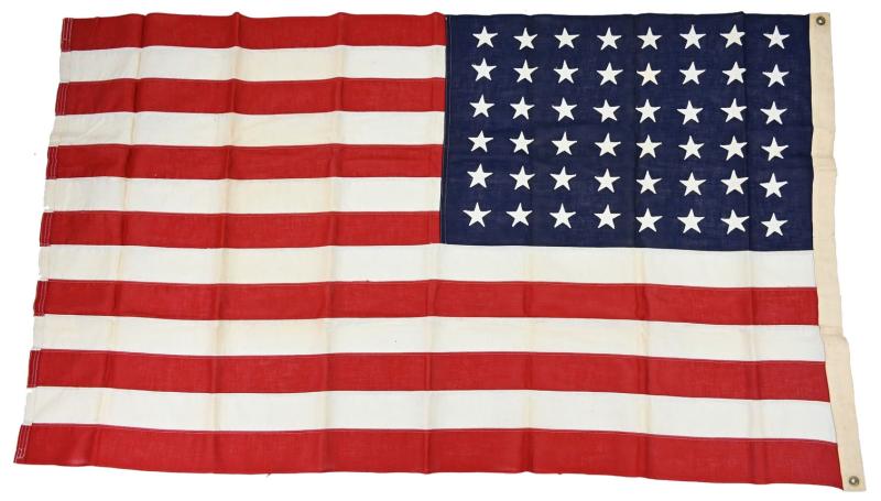 US WW2 48 Star Stars & Stripes National Flag with Box