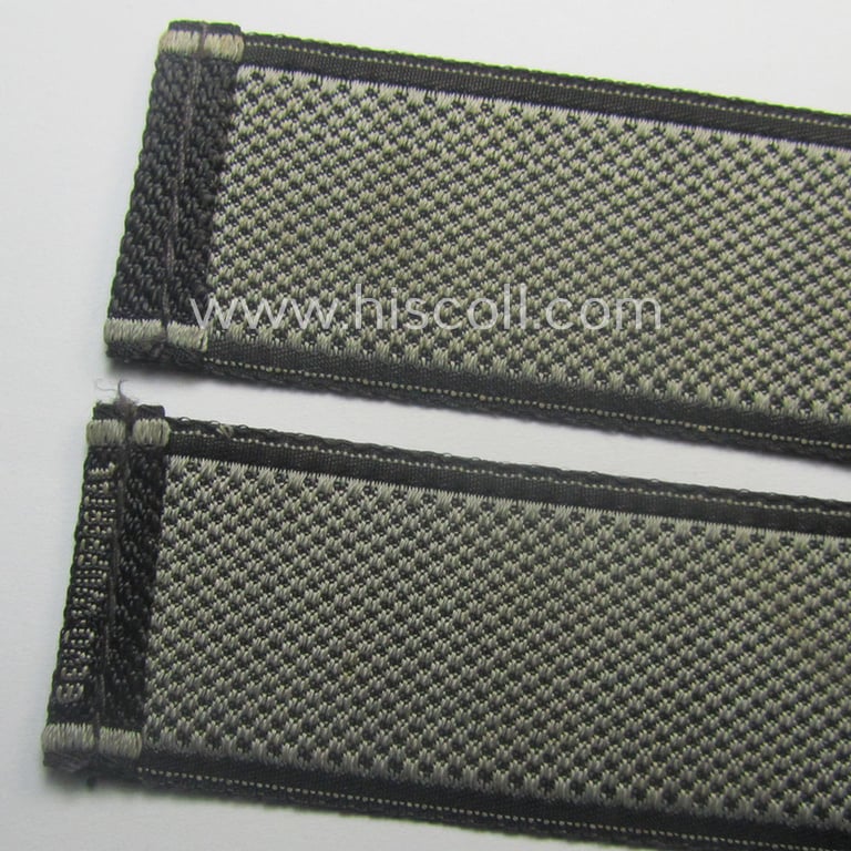 Superb, Waffen-SS cuff-title (ie. 'Ärmelstreifen') as executed in neat 'BeVo'-weave pattern as intended for a member serving within the: 'SS-Geb.Jäger-Regiment 12' - "Michael Gaißmair"