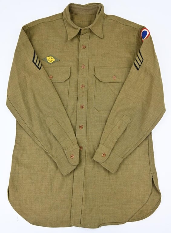 US WW2 Replacement Depot Wool Shirt