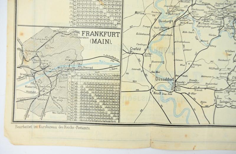 German WW1 Mapcard 'Deutschland'