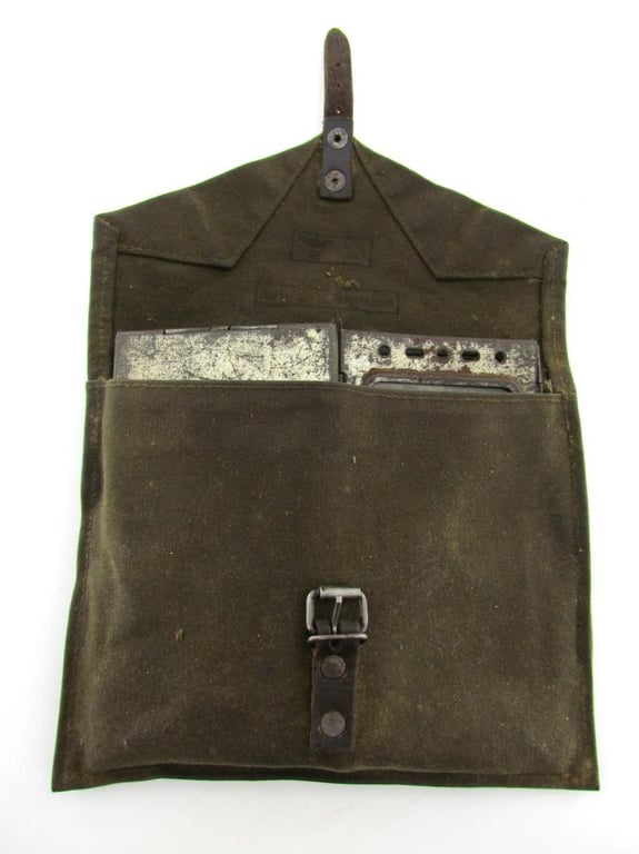 German WWI Folding Lantern in Pouch