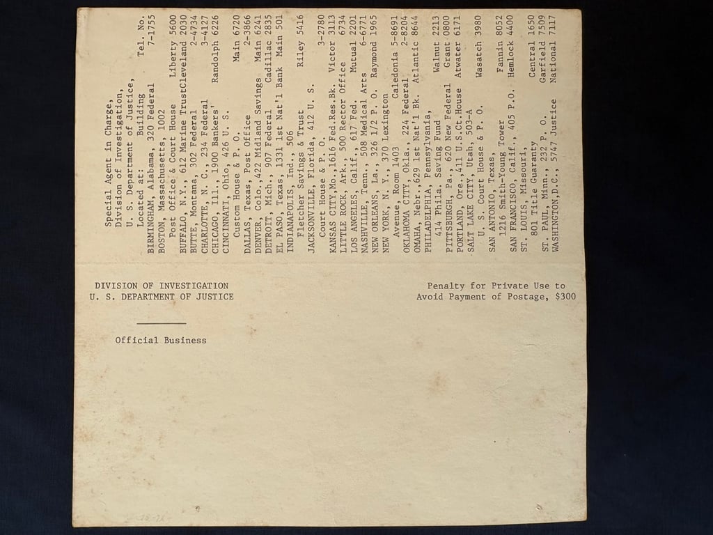 AUTHENTIC ORIGINAL BONNIE & CLYDE ISSUED WANTED POSTER DATED 1934 ADDITIONAL PHOTOS