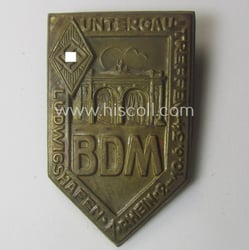 HJ/BDM (ie. 'Hitlerjugend' or: 'Bund Deutscher Mädel') day-badge...