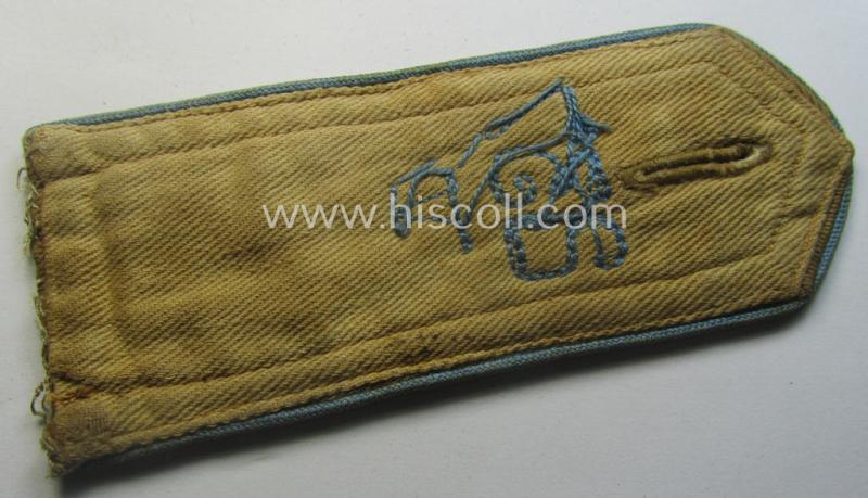 Early-pattern, 'HJ'- (ie. 'Hitlerjugend'-) shoulderstrap for usage by a: 'Hitlerjunge' who was attached to the: 'Oberbann IV - Bann 237 V' (Bann 237 = 'Bann Moers' situated in the 'Gebiet West Ruhr-Niederrhein')