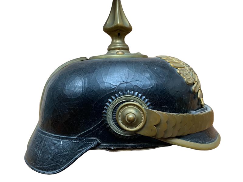 German WW1 Customs Spiked Helmet 'Pickelhaube'