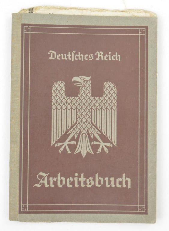 German Third Reich Workers Pass