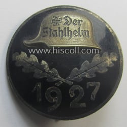 Enamelled lapel-pin: 'Der Stahlhelm' - Bund der Frontsoldaten...