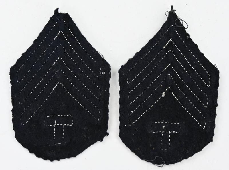 US WW2 NCO Rank Chevron Set