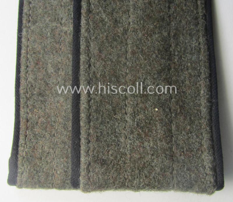 Pair of later-war-period, so-called: 'M44'-pattern, 'simplified' WH (Heeres) EM-type shoulderstraps: 'Soldat der Pionier-Trpn.'