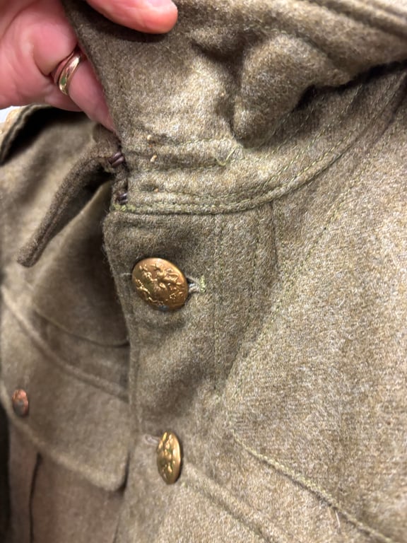 1902 Pattern Serge Service Dress Jacket Dated 1918