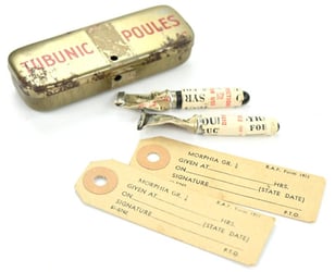 British WW2 RAF First Aid Morphine Tin Can...