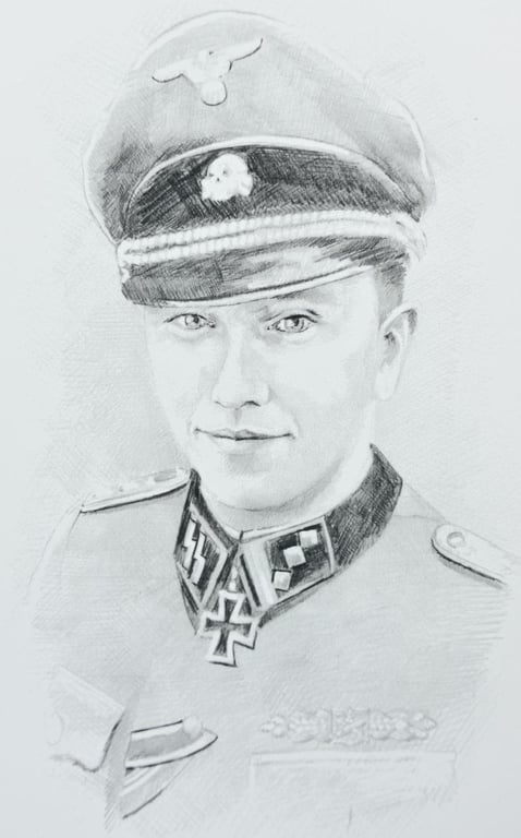 Signature of Waffen-SS KC Recipient 'Karl-Heinz Euling'