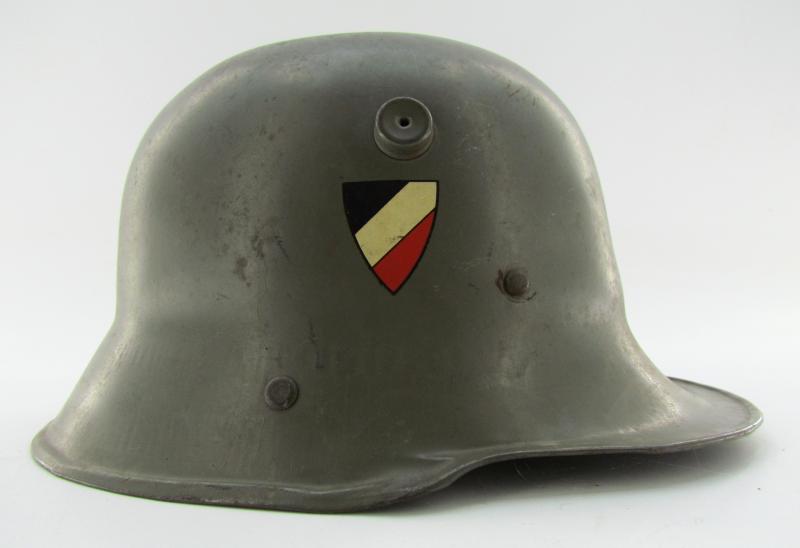 German Third Reich, Child's M1916 double decal helmet ( ‘Kinderstahlhelm’ )