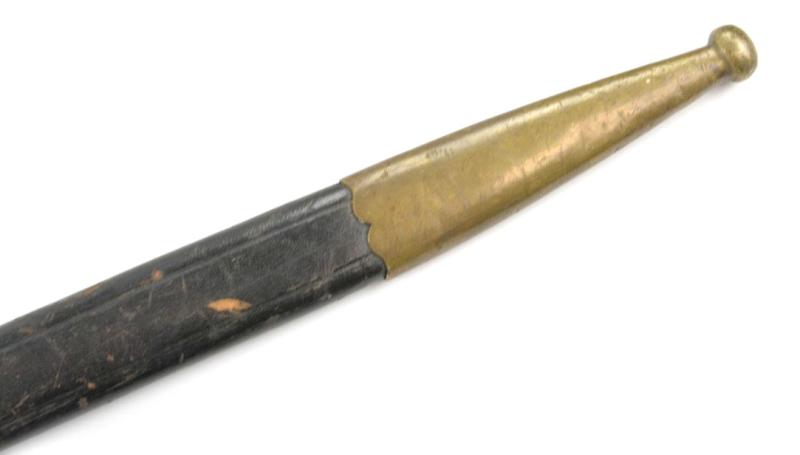 German WW1 Etched Hirschfanger Jager Quillback Hunting Dagger