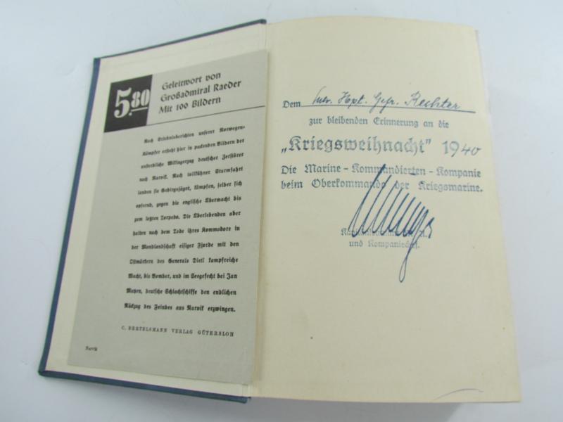 Book :1940 First Edition Hardcover NARVIK