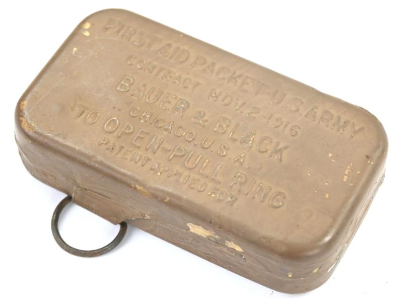 US WW1 Plastic First Aid Package