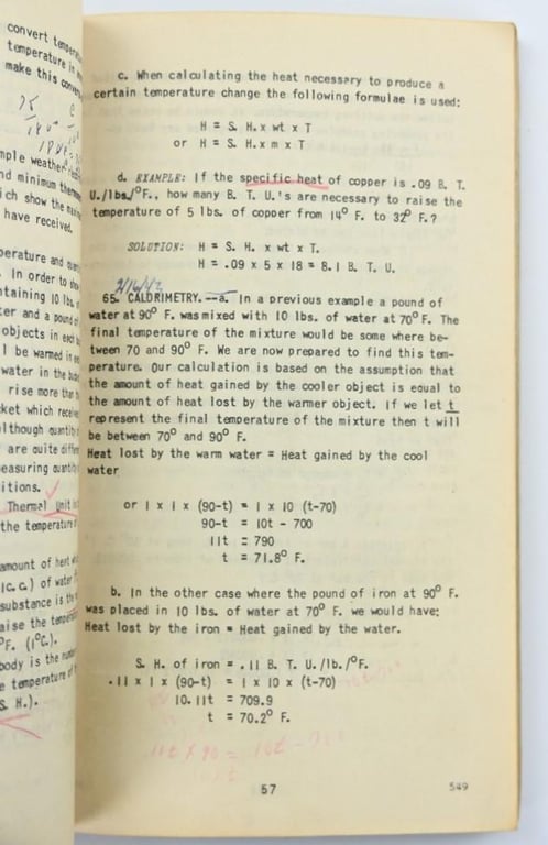 USAAF WW2 Pre-Flight School Booklet