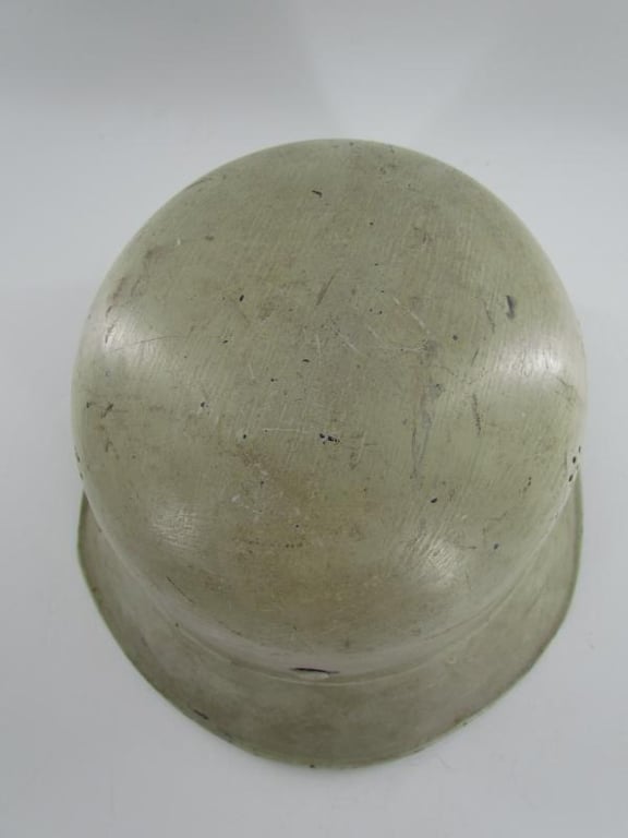 Original Steel Air Raid Gladiator Helmet Used by THW