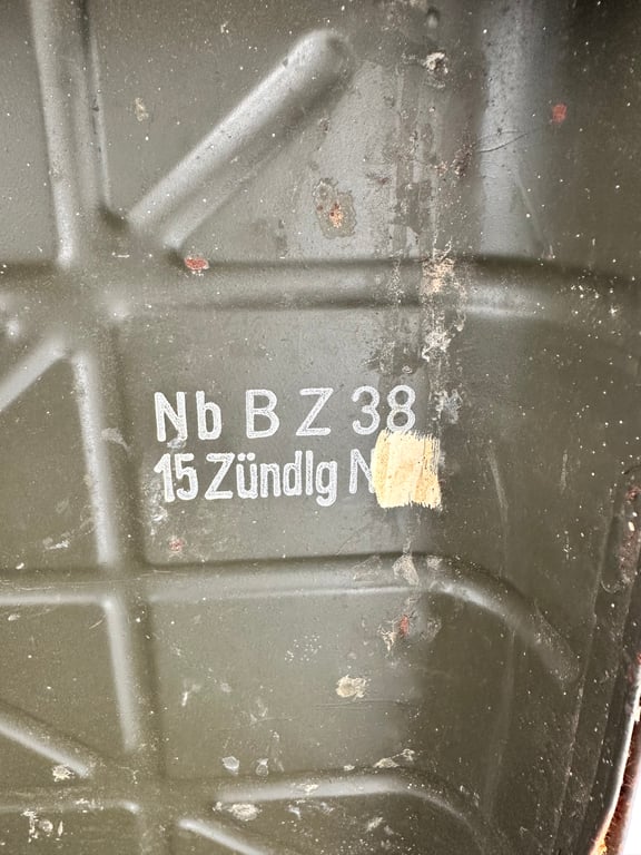 WW2 German Smoke Stick Grenade Box 1939