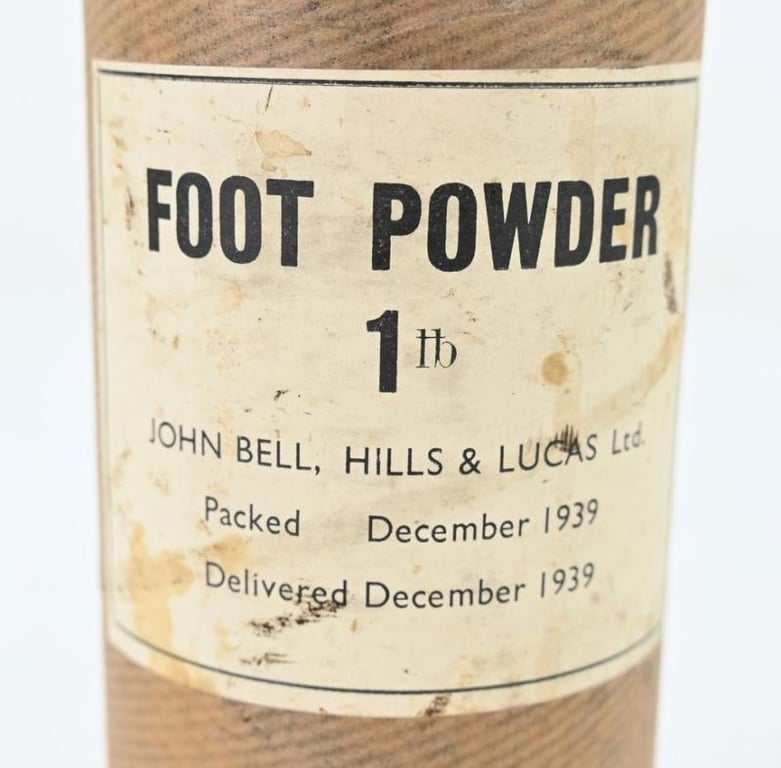 British WW2 Footpowder Container 1Lb.