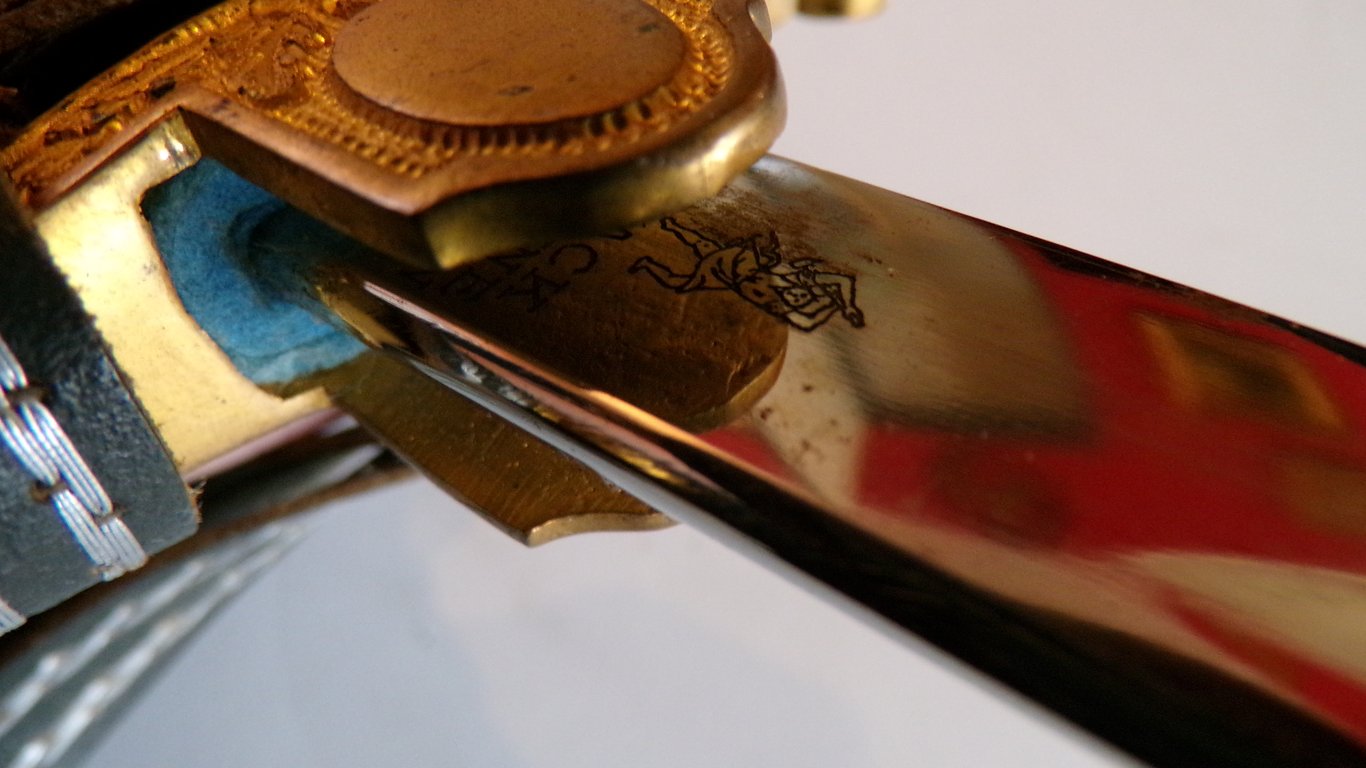 Army Officers Panther head sword by E. Pack & Sohne