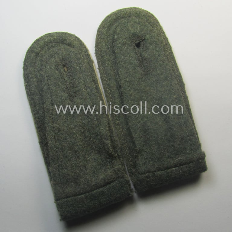 Pair of WH (Heeres) NCO-type (ie. 'M41- o. M43'-pattern) shoulderstraps: 'Feldwebel eines Infanterie-Rgts.'