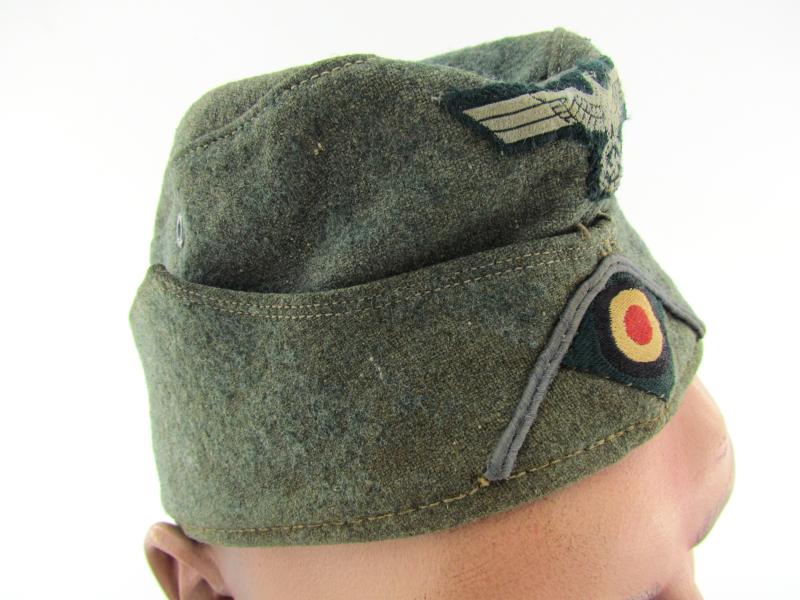 Wehrmacht ( Heer ) M34 Side Cap WithTransport Troops Soutache