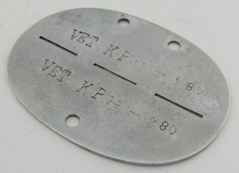 Erkennungsmarke ( EKM ) Veterinär-Kompanie 44 (44th Infantry Division)