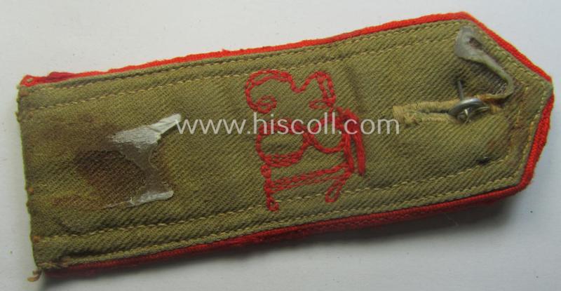 Early-pattern, 'HJ'- (ie. 'Hitlerjugend'-) shoulderstrap for usage by a: 'Hitlerjunge' who was attached to the: 'Oberbann I - Bann 183' (Bann 183 = 'Bann Herford' situated in the 'Gebiet West Westfalen')