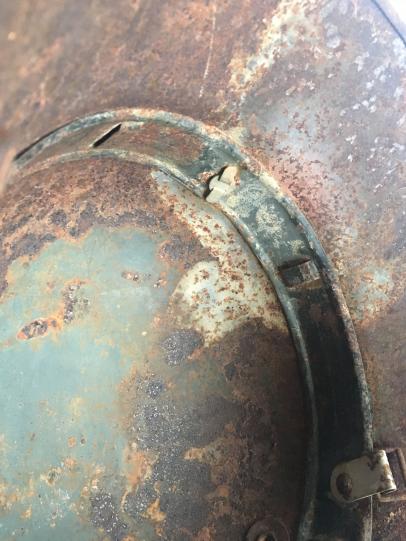 Austrian WH (Heer) M18 Single Decal Transitional Helmet