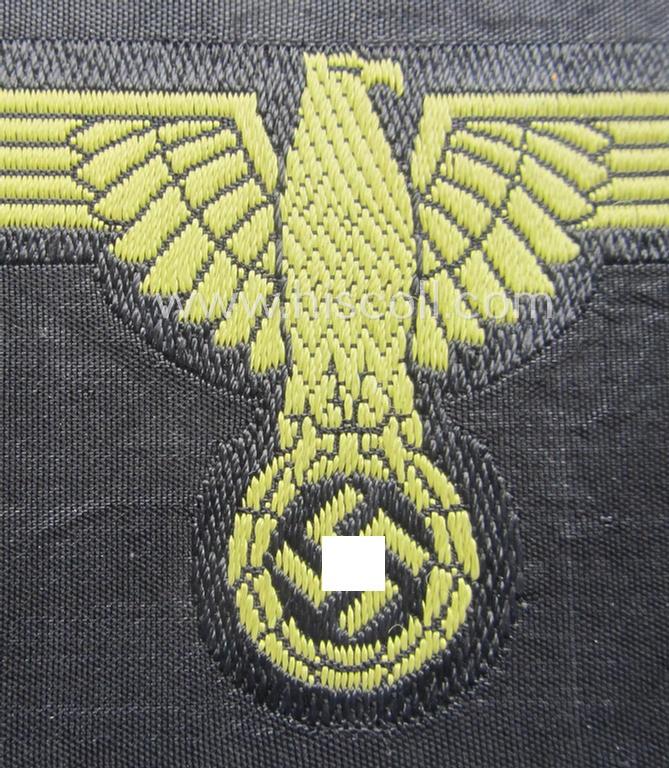 'SS' (ie. 'Waffen-SS') 'BeVo'-woven, EM- (ie. NCO-pattern) tropical-styled arm-eagle (ie. 'Tropen-Ärmeladler für Mannschaften u. Unterführer der Waffen-SS')