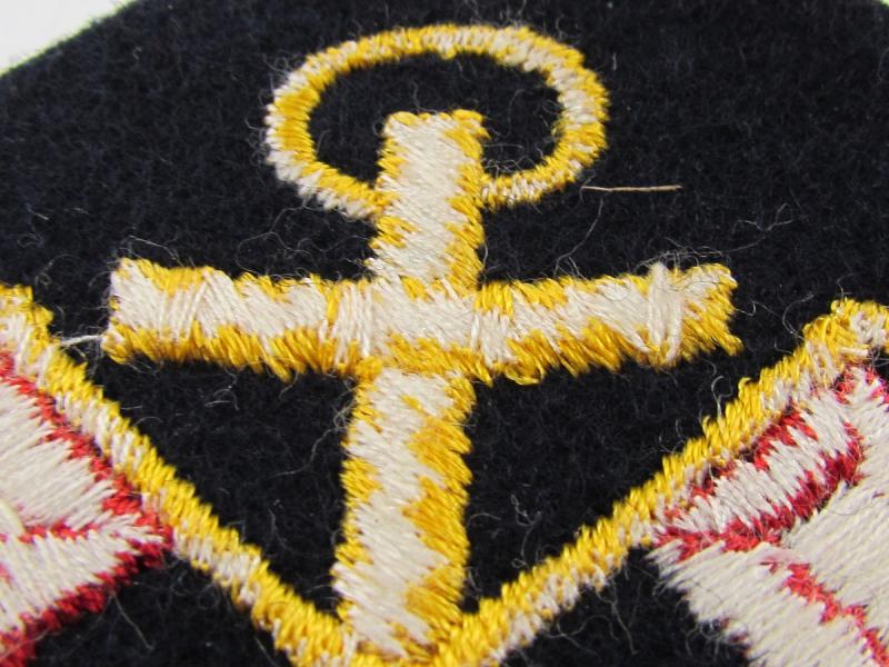 Kriegsmarine Senior Signals NCO Sleeve Patch