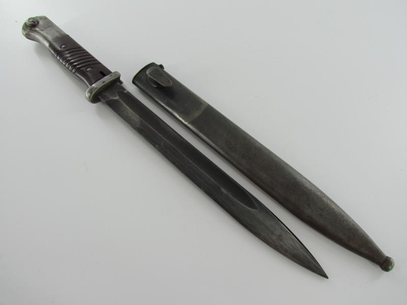 K98 Bayonet (Seitengewehr) With Matching Scabbard cqh43